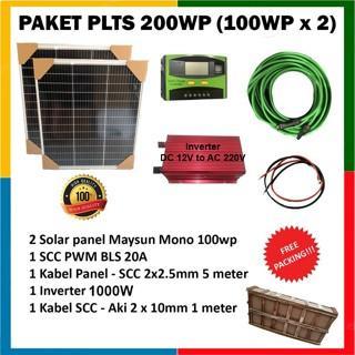 Paket PLTS Solar Panel Tenaga Surya 200WP