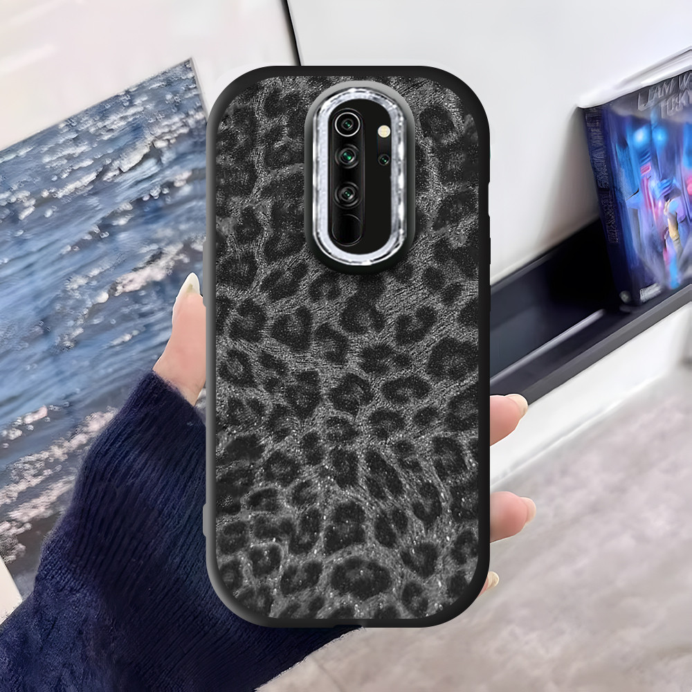 Casing Hp Untuk Xiaomi Redmi Note 8 Pro Silikon Phone Case Softcase Kesing Sofcase Leopard Print 617