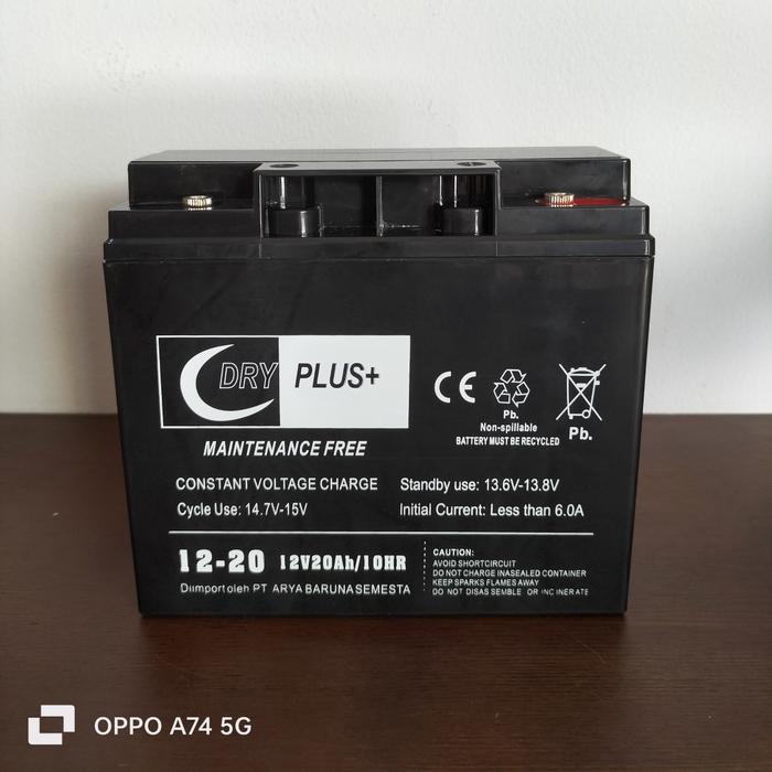 Aki Kursi Roda Elektrik 12V 20Ah 12V20Ah 12Volt 20Amper Aki Kering