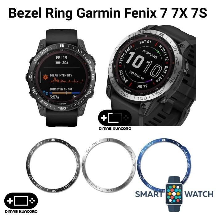 BEZEL RING GARMIN FENIX 7 7X 7S METAL CASING PROTECTOR COVER CASE GARMIN FENIX 7 7X 7S PRO SOLAR
