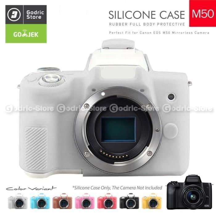 Silicone Canon Eos M50 Silikon Case Sarung Silicon Kamera Mirrorless Terbaru 