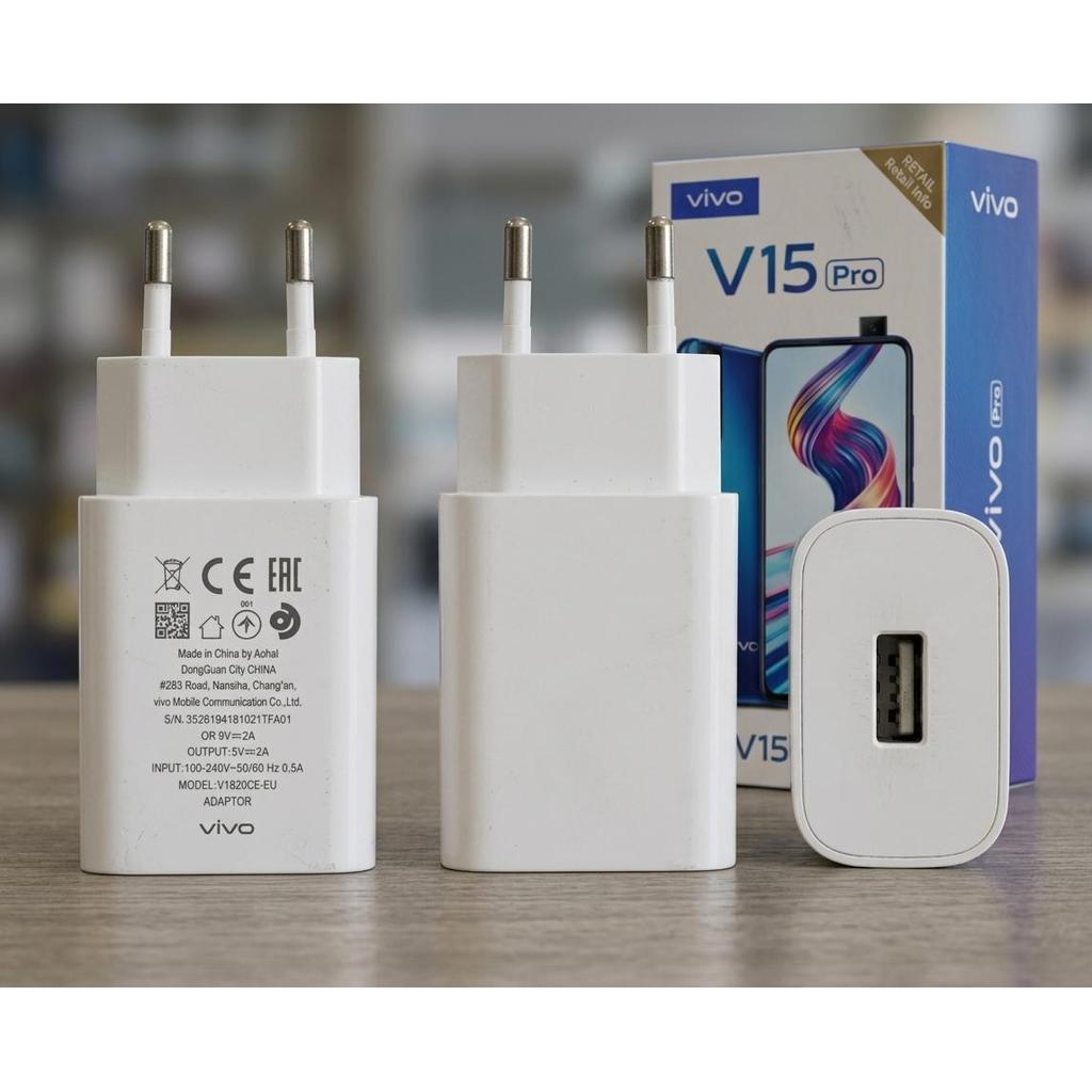 Charger Vivo V1820C-EU Original Bekas Fast Charging 18W 9V 2A Cocok Vivo V15 Pro