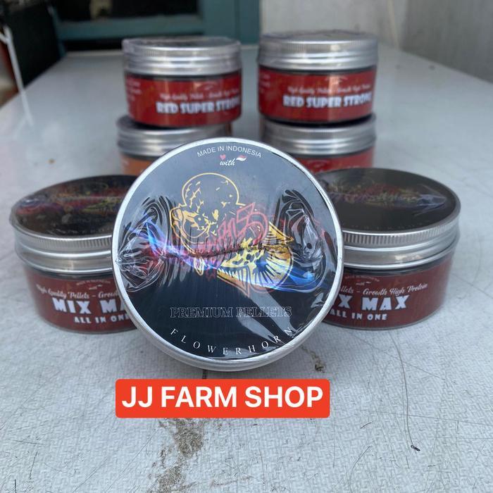 Pelet Ikan Louhan Level3 Mix Max 50Gram Pelet Louhan Warna Jenong #Gratisongkir