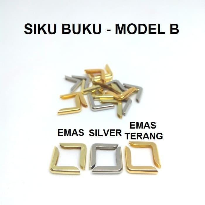 MODEL B - SIKU BUKU / SIKU ALBUM / SUDUT AGENDA / SIKU YASIN - 144PCS - SILVER