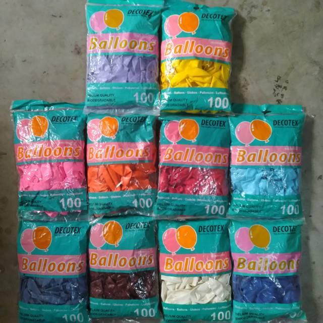 Balon Karakter Lucu Grosir Balon Latex Doff Decotex/Balon Karet/Grosir Balon Decorasi Balon Murah