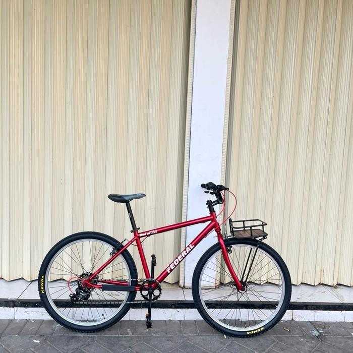 Federal Sepeda 26in Full Modif Desain Basic Polygon Monarch 1.0 Kondisi Tanpa Minus Langsung Pakai K