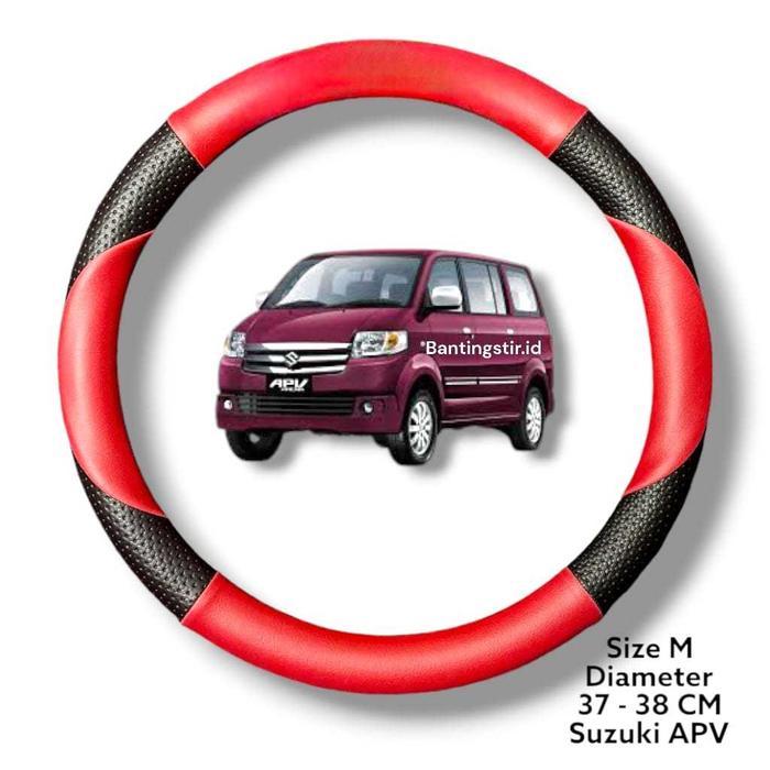 Bungkus stir mobil suzuki APV - SARUNG STIR MOBIL - COVER STIR MOBIL - LAPIS STIR - VARIASI STIR -