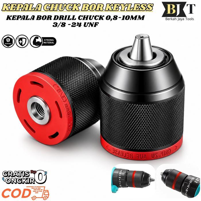 Nankai - Kepala Bor Drill Chuck 10Mm/13Mm Chuck Bor Cordless Chuck Bor Gerinda Chuck Bor Listrik