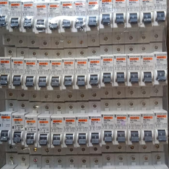 Mcb Merlin Gerin Nc45A 6A,10A,16A 1Phase Original Terlaris