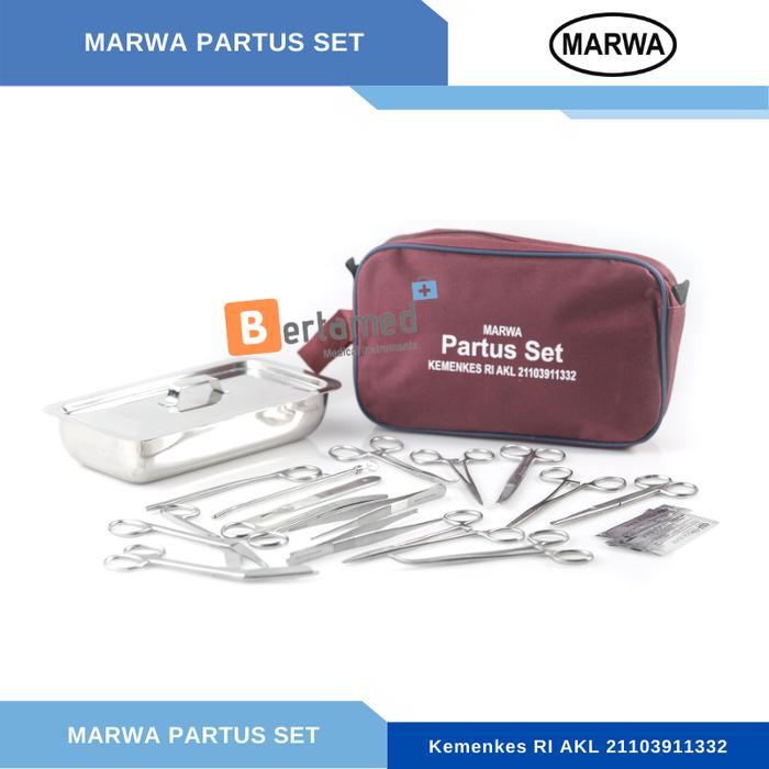 Partus Set / Partus Instruments Set + Dompet