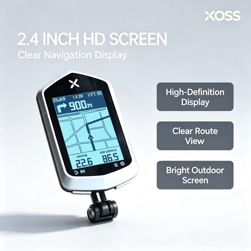 XOSS NAV NAV+ Computer Wireless Cycling GPS Speedometer Map Navigation Waterproof Bluetooth ANT+