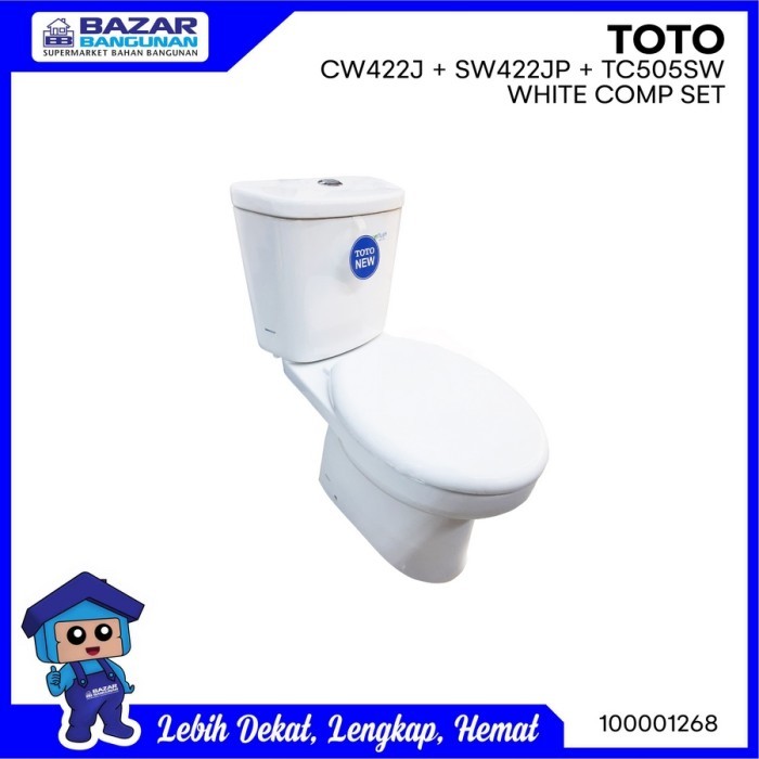 CLOSET KLOSET TOILET DUDUK TOTO CW422J SW422JP / CW 422 J SW JP TC505S