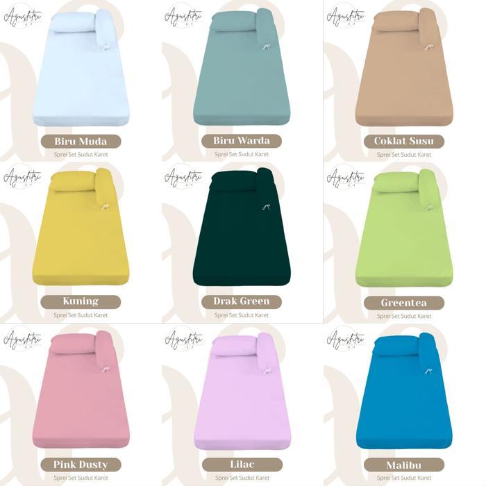 Sprei Polos Single 100X200X30 Bed Aesthetic