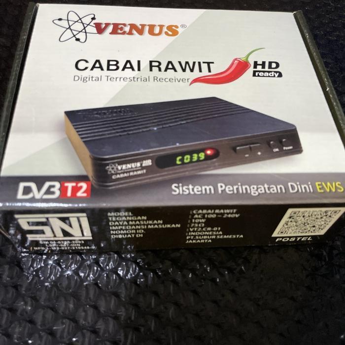 Stb Digital Venus Cabai Rawit Set Top Box Smart Tv Dvbt2 T2 Cabe Rawit
