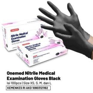 Nitrile Gloves Hitam Black Save Gloves Sarung Tangan