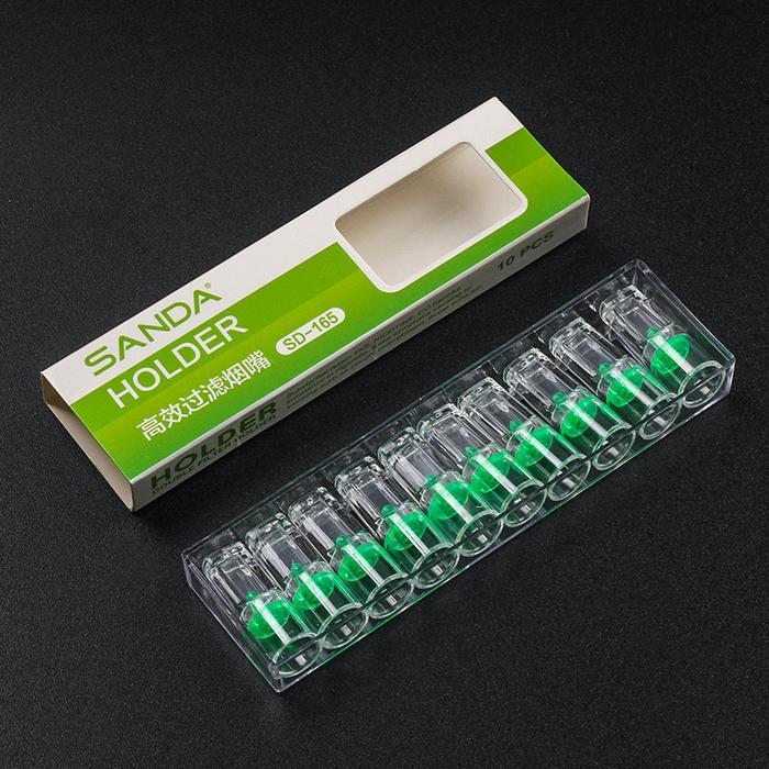 PIPA FILTER ROKOK SANDA SD165 SEKALI PAKAI KRETEK ISI 10PCS (STANDARD)