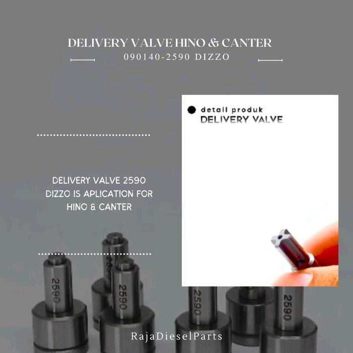 TERLARIS DIZZO DELIVERY VALVE HINO VALVE CANTER VALVE 2590 Valve 090140-2590