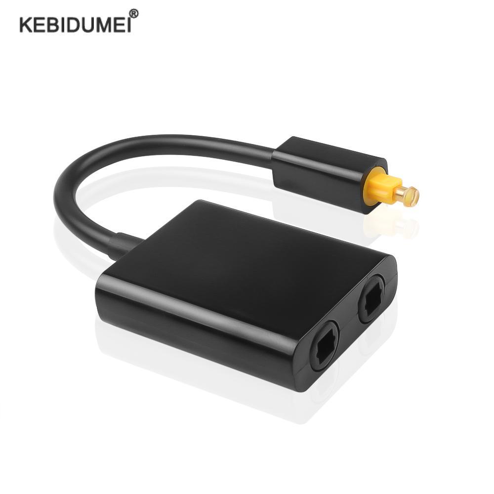 Toslink Splitter 1 in 2 Out Optical Audio Splitter Cable Digital Optical Cable SPDIF Optical Audio