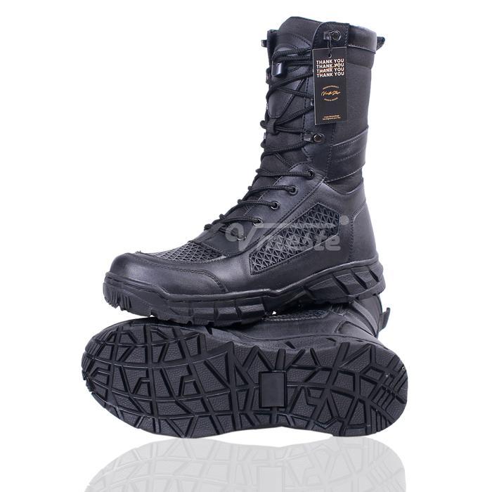 SEPATU PDL BOA RAIDERS TNI POLRI SECURITY KULIT SAPI VMESTE boots karet Shoes jatah
