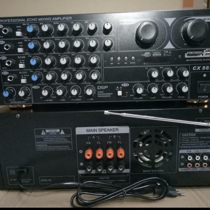 Power Amplifier Linkmaster Cx 8830 Power Mixer Amplifier Bluetooth #Gratisongkir