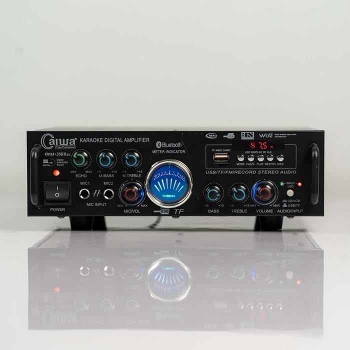 Amplifier Caiwa Aw-350 Rec Karaoke Amplifier Bluetooth Ac/Dc Hf_Electronic #Gratisongkir