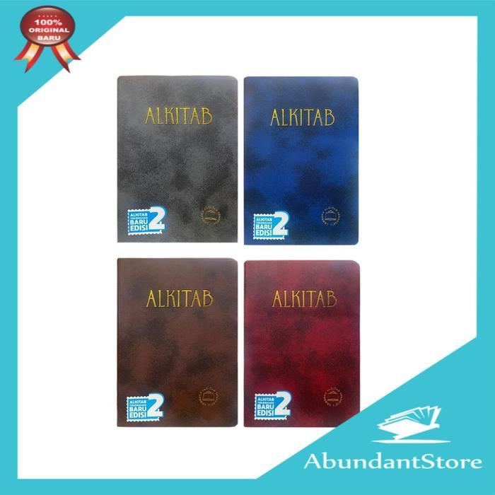 Official Alkitab Sedang Sampul Biasa Motif Two Tone - Tb2 052 Ti Original