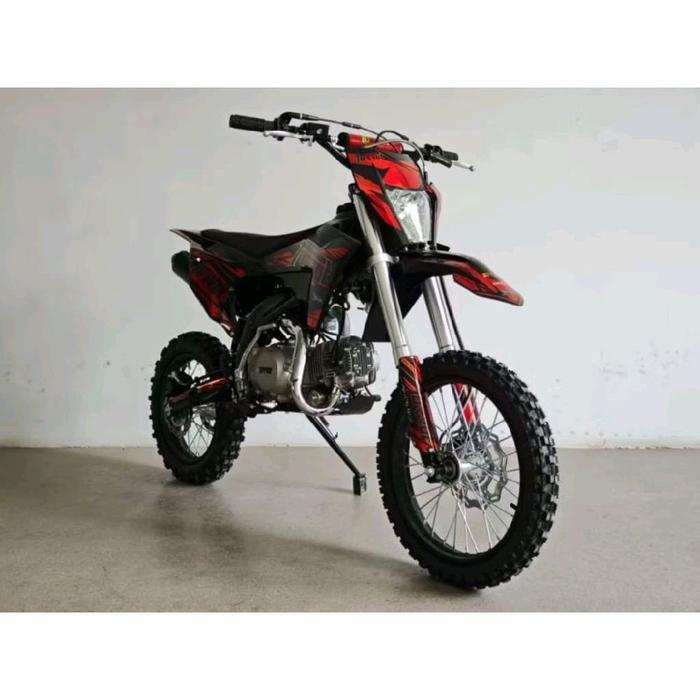 MOTOR MEDIUM TRAIL NEW XTM TURRUT 110CC  4TAK FULL MATIC MODEL TERBARU MOTOR ANAK - merah
