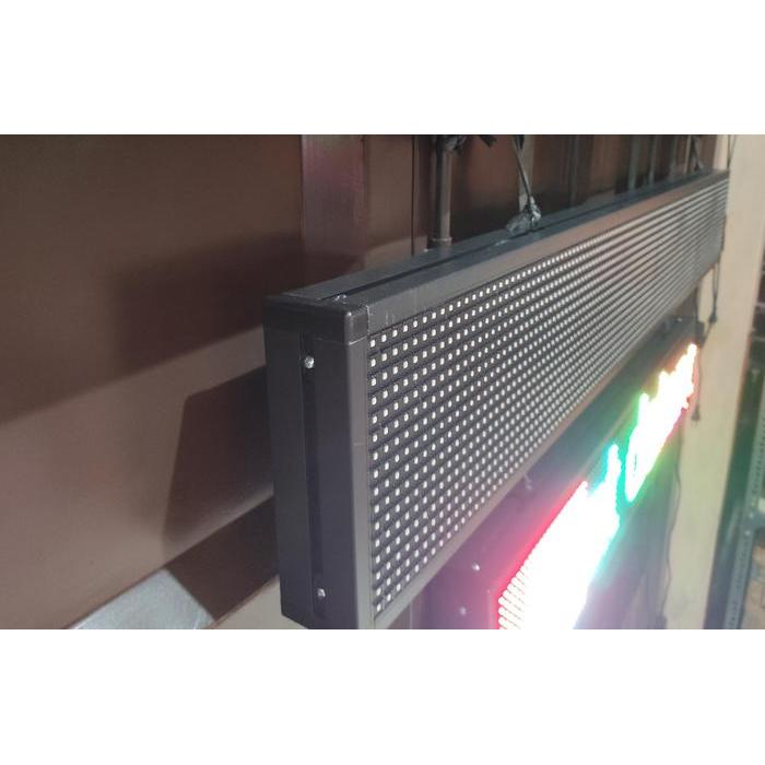 Running Text RGB 70cm x 55cm Wifi Outdoor full color mini videotron