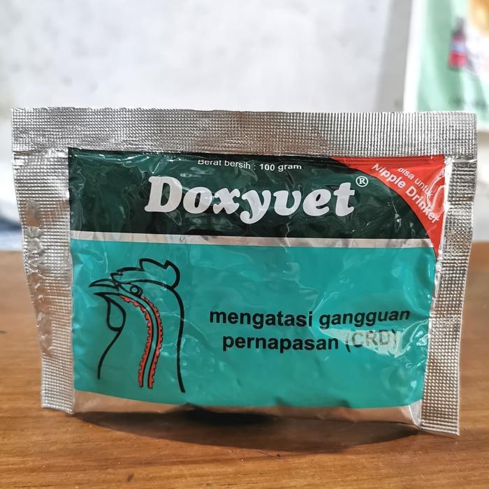 Ready Doxyvet Sachet @100 Gram / Obat CRD Ngorok Unggas Ayam