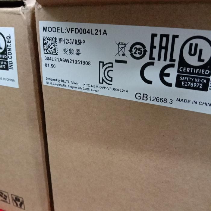 INVERTER DELTA VFD004L21A 0.4KW 220V