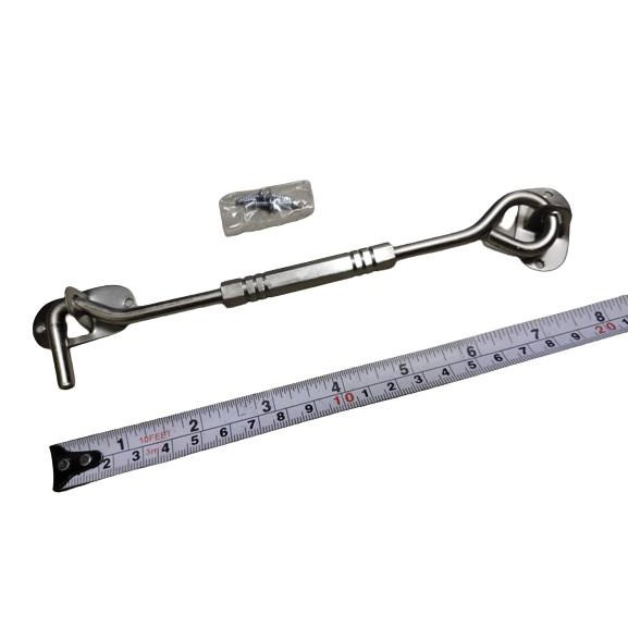 GROSIR TERMURAH Hak Angin Segi Enam Kotak Kido / Cantolan Pengait Penahan Daun Jendela Stainless 8 I