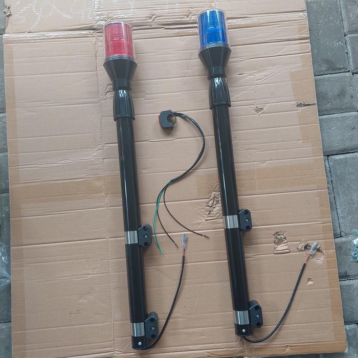 Lampu Peringatan Tiang Motor Patwal Ambulance Pemadam Merah