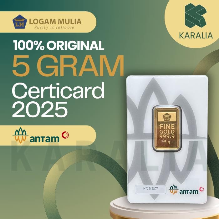 Emas Antam 5 Gram Emas Logam Mulia Antam 5 Gram LM Antam 5 Gram Logam Mulia 5 Gram