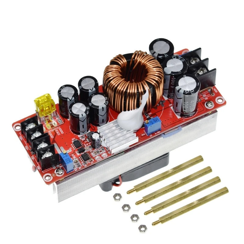 DC 1800W 40A 1500W 30A 1200W 20A Voltage Step Up Converter Boost Power Supply Module 10-60V To