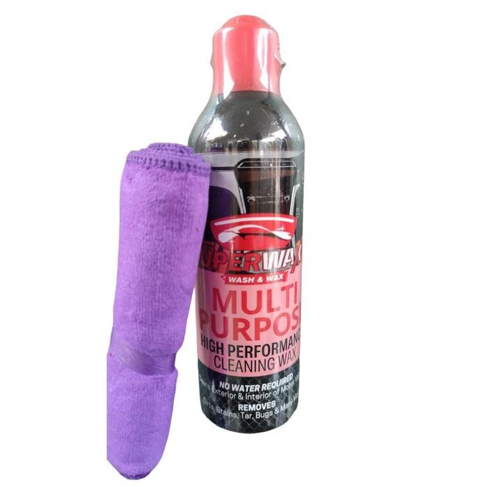 Paling dicari MULTIPURPOSE UPERWAX Wash & Wax - Pembersih Exterior dan Interior Mobil Motor