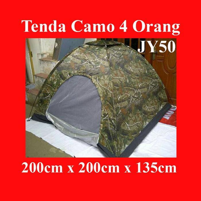 Tenda Camping camo / tenda camo 4-5 orang ( JY50 ) / tenda dome