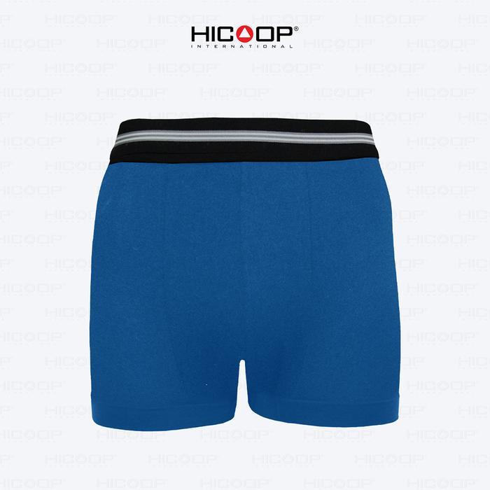 Hicoop - Underwear Boxer - Celana Dalam Pria Boxer Rayon Spandex - Hitam/Abu/Maroon/Biru - 1 Pcs -