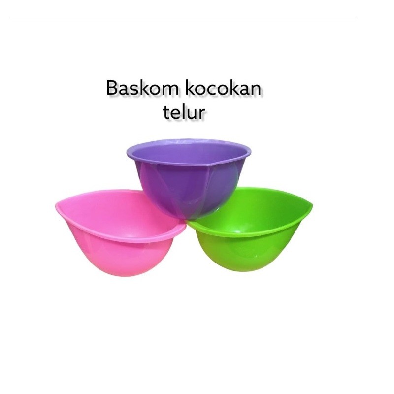 Baskom Telur - Wadah Plastik Kocokan Telur