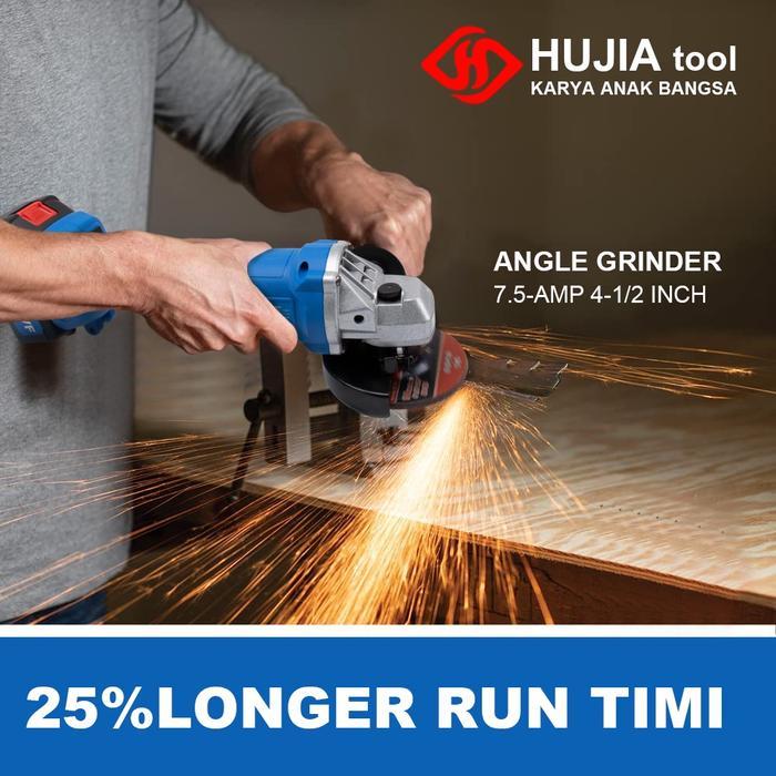 Paket Cordless Gerinda Impact Drill 88Vf Set Brushless Hujia 2521+2021