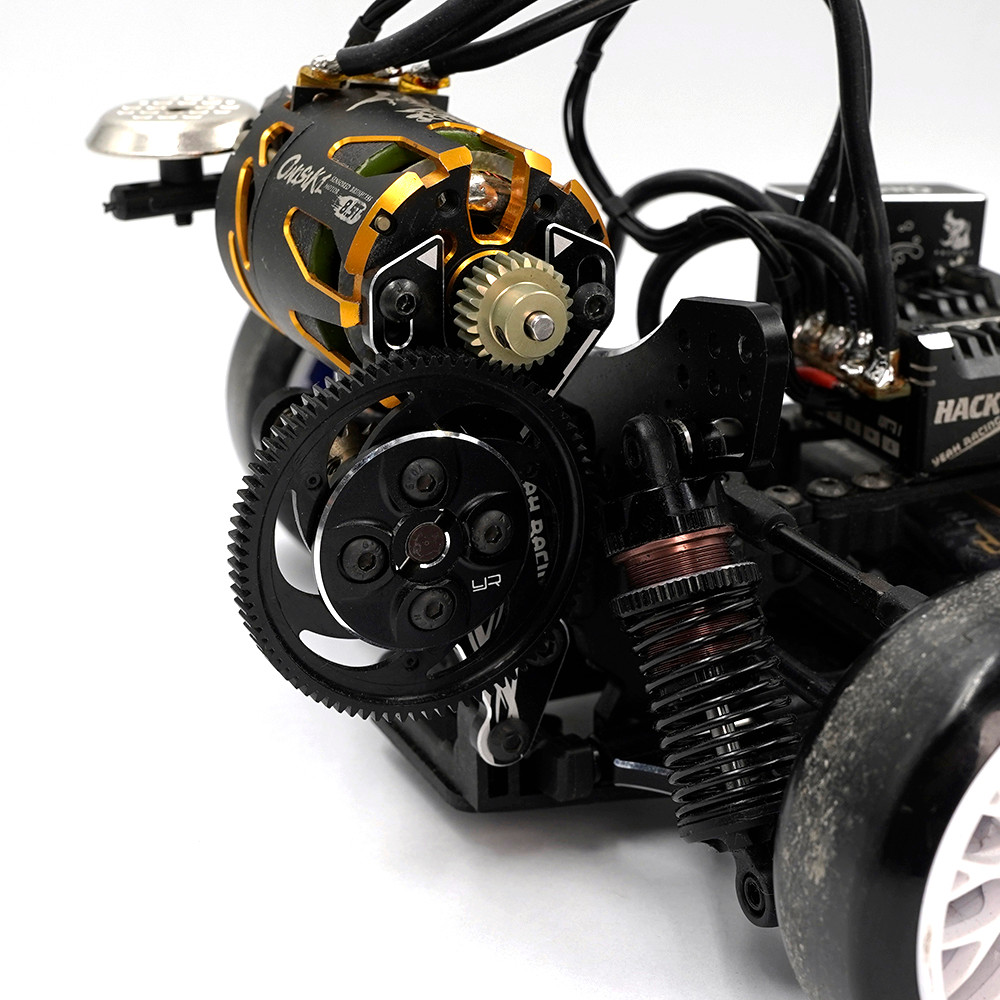 Yeah Racing Aluminium Top Motor Mount For 3Racing Sakura D5 #SKD5-011BK