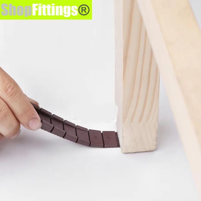 Plastik Pengganjal Kaki Meja Kursi Plastic Wobble Stopper Wedge Leveler Furniture Cabinet Cupboard