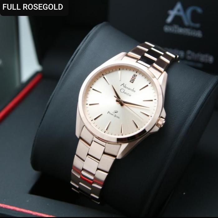 JAM TANGAN WANITA ALEXANDRE CHRISTIE AC 1018 / AC1018 / 1018 ORIGINAL GARANSI 1 TAHUN