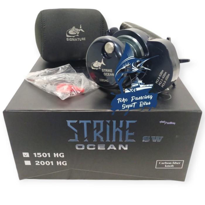 REELL OH G TECH STRIKE OCEAN SW 1501HG 2001HG LEFT HANDLE NEW REEL PANCING REEL LAUT REEL MURAH Best