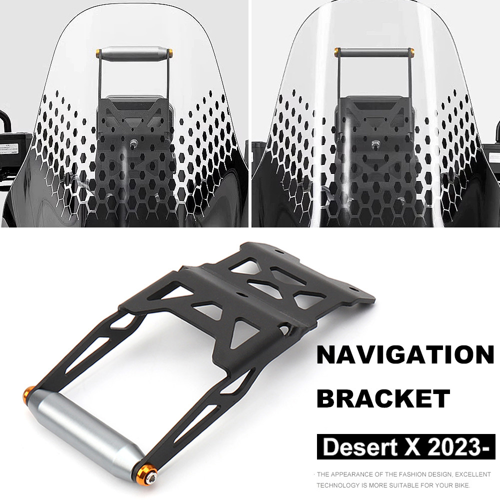 DESERT X Black GPS Navigation Bracket Mobile Phone USB Charging New