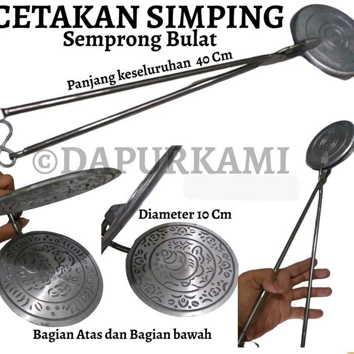 Cetakan Simping Cetakan Kue Semprong Bulat Import Malaysia Gratisongkir