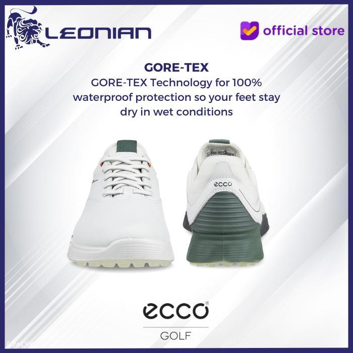 Sepatu Golf Ecco M Golf S-Three White - Golf Shoes