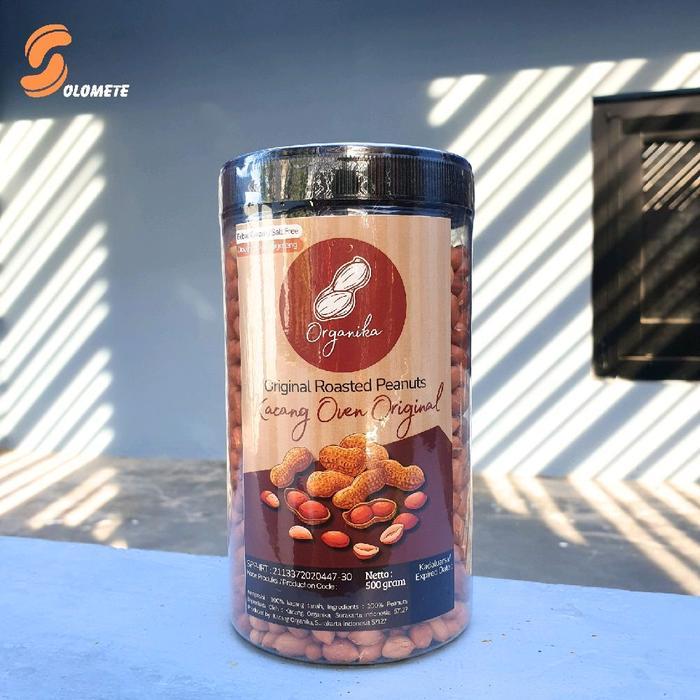 LEZAT" KACANG TANAH OVEN BEBAS MINYAK DAN GARAM - KACANG OVEN - KACANG OVEN ORGANIKA