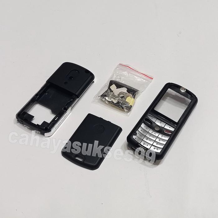 Casing Motorola E398 Hitam Housing Handphone Case Cover Hp Jadul New