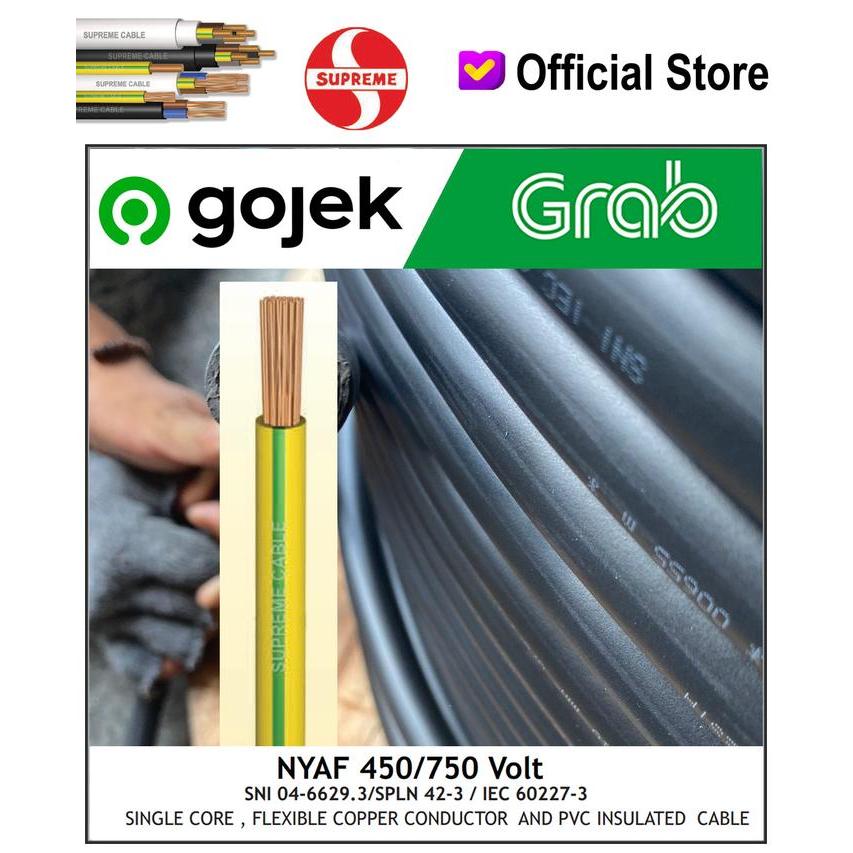 Potongan Per Meter Supreme 1 X 70 Nyaf Kabel Listrik Serabut 70Mm
