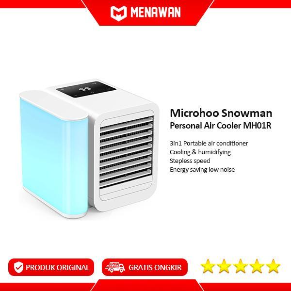 Microhoo Snowman Personal Air Cooler Kipas Angin AC Pendingin Portable